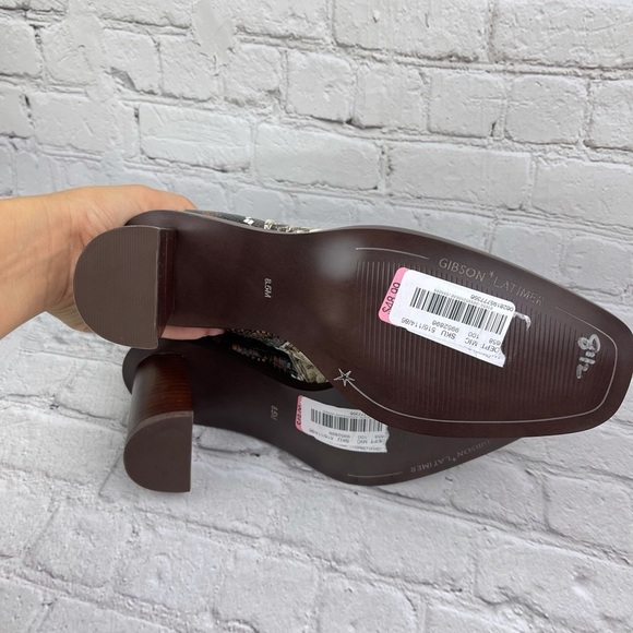 NWOB Gibson & Latimer Vina Snake Embossed Booties - Picture 11 of 12